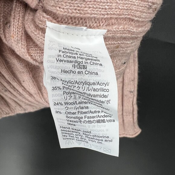 NEW Madewell Donegal Evercrest Turtleneck Sweater in Coziest Yarn classic L - Picture 7 of 13